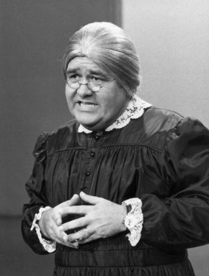 One of Jonathan Winters' most popular characters was 'Maude Frickert,' a sarcastic old lady. One of Jonathan Winters' most popular characters was 'Maude Frickert,' a sarcastic old lady.