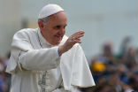 Pope Francis has called on Catholics to embrace change. Image of Pope Francis has called on Catholics to embrace change.