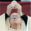 Before he was Pope, the Holy Father did not administer communion to the public. Image of Before he was Pope, the Holy Father did not administer communion to the public.
