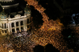 Protestors converged on the Congressional building to oppose taxes, poor services, corruption, and police tactics. Image of Protestors converged on the Congressional building to oppose taxes, poor services, corruption, and police tactics.