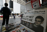 Newspapers in Hong Kong continue to feature Snowden on the front page. In China, he is widely regarded as a hero. Image of Newspapers in Hong Kong continue to feature Snowden on the front page. In China, he is widely regarded as a hero.