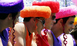 Irreverent gays hold a parade in Tel Aviv. Image of Irreverent gays hold a parade in Tel Aviv.