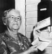 Ida May Fuller gets her check in 1940. Today's youth may not. Image of Ida May Fuller gets her check in 1940. Today's youth may not.