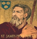 The tradition tells us that after the Resurrection, James preached the Gospel in Spain. To this day, the pilgrimage path which bears his name is effecting conversion in the lives of many. He returned to Palestine in 44 AD and drank that chalice. He was the first Apostle to be martyred by order of the tyrant Herod Agrippa. The word martyr means witness. In both his life and his death, James was such a witness. Image of The tradition tells us that after the Resurrection, James preached the Gospel in Spain. To this day, the pilgrimage path which bears his name is effecting conversion in the lives of many. He returned to Palestine in 44 AD and drank that chalice. He was the first Apostle to be martyred by order of the tyrant Herod Agrippa. The word martyr means witness. In both his life and his death, James was such a witness.