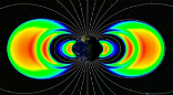 The Van Allen radiation belts are filled with plasma particles that are dangerous to humans and spacecraft. Image of The Van Allen radiation belts are filled with plasma particles that are dangerous to humans and spacecraft.