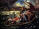 The apostles were anxious in the boat because they were paying more attention to the waves and to the winds around them than to the presence of Jesus with in the boat. The same thing happens with us. We need to focus more on Christ than on our problems. This is the mark of a life of faith. Jesus turns to us in the midst of whatever hardship we are experiencing and says, Image of The apostles were anxious in the boat because they were paying more attention to the waves and to the winds around them than to the presence of Jesus with in the boat. The same thing happens with us. We need to focus more on Christ than on our problems. This is the mark of a life of faith. Jesus turns to us in the midst of whatever hardship we are experiencing and says,