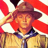 Boy Scout Statue Image of Boy Scout Statue
