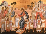Jesus and the children Image of Jesus and the children