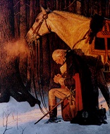 George Washington at Prayer Image of George Washington at Prayer