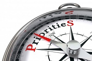 Set and keep proper priorities. Set and keep proper priorities.