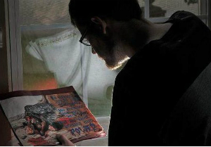 Michael Spann has become a recluse because he fears other's reactions if they see him crying blood. Image of Michael Spann has become a recluse because he fears other's reactions if they see him crying blood.