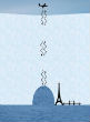 This diagram from Popular Science shows the massive scale of the ice tunnels. Image of This diagram from Popular Science shows the massive scale of the ice tunnels.