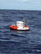 Tsunami warning buoy. Image of Tsunami warning buoy.