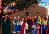 Zacchaeus climbs a tree to see the Lord. Such an act could have led to great mockery for a middle-aged public figure. But Zacchaeus didn't care about others' seeing him and the derision that might ensue. He wanted to see the Lord and no obstacle was going to stop him. His example challenges each of us to consider what is the extent to which we go, what trees or obstacles we'll climb, in order to see Jesus more clearly Image of Zacchaeus climbs a tree to see the Lord. Such an act could have led to great mockery for a middle-aged public figure. But Zacchaeus didn't care about others' seeing him and the derision that might ensue. He wanted to see the Lord and no obstacle was going to stop him. His example challenges each of us to consider what is the extent to which we go, what trees or obstacles we'll climb, in order to see Jesus more clearly