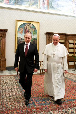Pope Francis and President Putin Pope Francis and President Putin