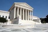 The outside of the United States Supreme Court in Washington,DC Image of The outside of the United States Supreme Court in Washington,DC