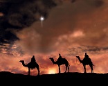 As they rode away, without returning to Jerusalem, the Three Wise Men must have asked each other why a child born in a manger to a carpenter and his young wife would pose any threat to Herod, or the Empire itself. But then, the night had been extraordinary in other ways. They had not been the only ones to pay tribute - they had knelt as kings next to shepherds who reported being summoned by angels.
Image of As they rode away, without returning to Jerusalem, the Three Wise Men must have asked each other why a child born in a manger to a carpenter and his young wife would pose any threat to Herod, or the Empire itself. But then, the night had been extraordinary in other ways. They had not been the only ones to pay tribute - they had knelt as kings next to shepherds who reported being summoned by angels.