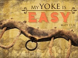 A Yoke. We are now yoked to the Lord, and, in Him, with one another. Image of A Yoke. We are now yoked to the Lord, and, in Him, with one another.
