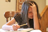 The question comes down to this: Can the disorganized, the anxious, the sincere but unsaintly, Catholic succeed in home schooling? Yes, I think, we can. I don't mean to sound like I'm advocating setting the bar low. I'm saying that being a home school mom is probably the most rewarding job at which most of us will always feel inadequate. And very few of us will regret having done.
Image of The question comes down to this: Can the disorganized, the anxious, the sincere but unsaintly, Catholic succeed in home schooling? Yes, I think, we can. I don't mean to sound like I'm advocating setting the bar low. I'm saying that being a home school mom is probably the most rewarding job at which most of us will always feel inadequate. And very few of us will regret having done.