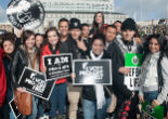 Pro lifers at the rally in San Francisco. Image of Pro lifers at the rally in San Francisco.