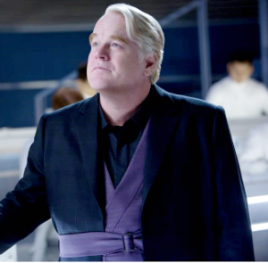 Phillip Seymour Hoffman portrayed Plutarch Heavensbee in 'The Hunger Games: Catching Fire' and was to reprise that role in the two-part sequel, 'The Hunger Games: Mockingjay.' Phillip Seymour Hoffman portrayed Plutarch Heavensbee in 'The Hunger Games: Catching Fire' and was to reprise that role in the two-part sequel, 'The Hunger Games: Mockingjay.'