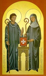 Benedict and Scholastica, brother and sister in both the natural and the supernatural order, invite us to learn the way of prayer. Image of Benedict and Scholastica, brother and sister in both the natural and the supernatural order, invite us to learn the way of prayer.