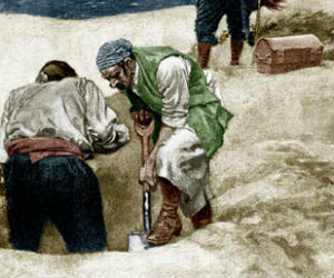 Archaeologists have discovered two sites that they are sure were used by pirates, one of which is located at a place known today as 'Dutchman's Cove,' east of Baltimore in county Cork. Archaeologists have discovered two sites that they are sure were used by pirates, one of which is located at a place known today as 'Dutchman's Cove,' east of Baltimore in county Cork.