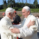 As a friar, Francis represents the active religious life. As a monk, Benedict represents the enclosed life of prayer. They're like the two sisters of Bethany: Francis is the busy Martha. Benedict, the contemplative Mary. If the church is going to work she needs both. The body of Christ needs both. Image of As a friar, Francis represents the active religious life. As a monk, Benedict represents the enclosed life of prayer. They're like the two sisters of Bethany: Francis is the busy Martha. Benedict, the contemplative Mary. If the church is going to work she needs both. The body of Christ needs both.
