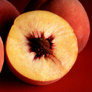 'You need to eat the whole fruit to get its full benefits, not just the juice, to get the fiber,' nutritionist Ian Marber says. 'Variety is very important but there is certainly no bad side to eating three peaches a day.' 'You need to eat the whole fruit to get its full benefits, not just the juice, to get the fiber,' nutritionist Ian Marber says. 'Variety is very important but there is certainly no bad side to eating three peaches a day.'
