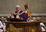 Pope Francis preaching at Penance Service (Reuters/Max Rossi) Image of Pope Francis preaching at Penance Service (Reuters/Max Rossi)