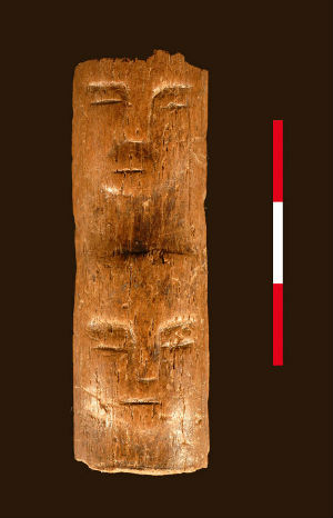 The wand was first uncovered during excavations in 2007 and 2009 at a site in southern Syria called Tell Qarassa. An artificial mound made from the debris of everyday human life had gradually built up in layers over millennia. The wand was first uncovered during excavations in 2007 and 2009 at a site in southern Syria called Tell Qarassa. An artificial mound made from the debris of everyday human life had gradually built up in layers over millennia.