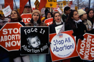 Pro-life protesters in Texas rally in support of the new law. Pro-life protesters in Texas rally in support of the new law.