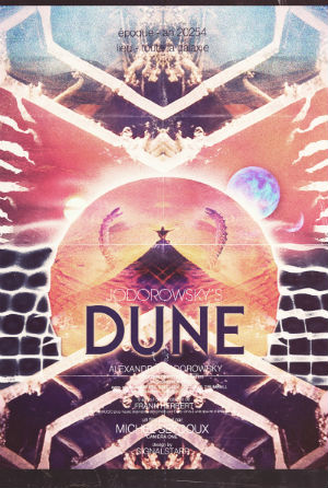 Most everyone agrees that Jodorowsky couldn't have done any worse than fellow cinematic visionary David Lynch, who delivered a stillborn, bloated version of the space epic 'Dune' in 1984. Most everyone agrees that Jodorowsky couldn't have done any worse than fellow cinematic visionary David Lynch, who delivered a stillborn, bloated version of the space epic 'Dune' in 1984.