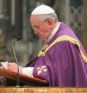 'Dear seminarians, what you are preparing for is not a profession, you are not training to work in a business or a bureaucratic organization,' Pope Francis said. 'Dear seminarians, what you are preparing for is not a profession, you are not training to work in a business or a bureaucratic organization,' Pope Francis said.