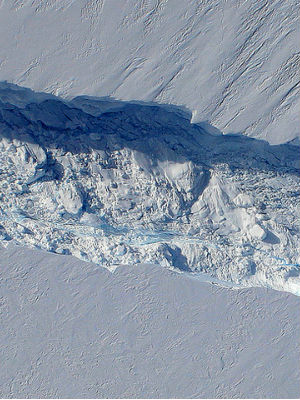 As it has been thinning and draining rapidly and may be an important contributor to sea level rise, the Pine Island Glacier has been closely studied over the past 20 years. As it has been thinning and draining rapidly and may be an important contributor to sea level rise, the Pine Island Glacier has been closely studied over the past 20 years.