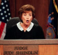 Judge Judy, star of one of the most popular reality based small claims court, snapped at an audience member after he laughed during a case. Image of Judge Judy, star of one of the most popular reality based small claims court, snapped at an audience member after he laughed during a case.