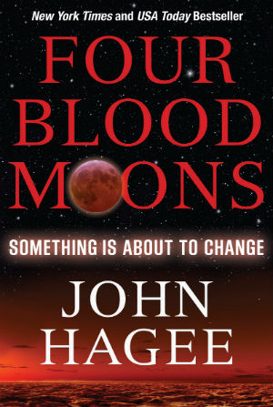 'Four Blood Moons: Something Is About to Change' by Texas mega-church pastor John Hagee are recent books on the phenomenon. 'Four Blood Moons: Something Is About to Change' by Texas mega-church pastor John Hagee are recent books on the phenomenon.