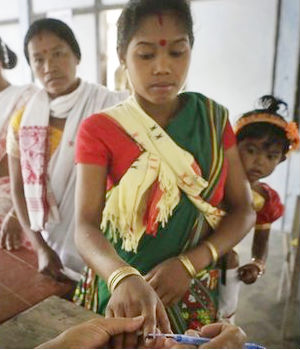 As the world's largest democracy, India, heads to the polls, the question arises: Will the three main political parties satisfactorily address the rampant gender inequity with their nation? As the world's largest democracy, India, heads to the polls, the question arises: Will the three main political parties satisfactorily address the rampant gender inequity with their nation?