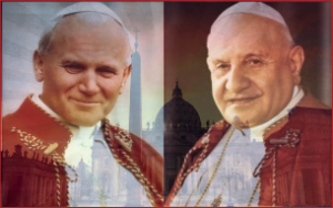 Saints Popes John XXIII and John Paul II prophetically raised their voices on behalf of the suffering masses. Saints Popes John XXIII and John Paul II prophetically raised their voices on behalf of the suffering masses.