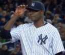 A mysterious substance was visible on Pineda's hand through the early portion of the April 10 game against the Red Sox, during the fifth inning the substance did not appear. Image of A mysterious substance was visible on Pineda's hand through the early portion of the April 10 game against the Red Sox, during the fifth inning the substance did not appear.