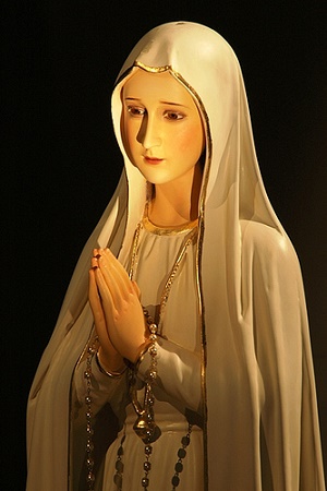 A representation of Our Lady of Fatima A representation of Our Lady of Fatima