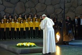 Francis of Rome at the Yad Vashem Holocaust Memorial in Jerusalem on May 26, 2014 Image of Francis of Rome at the Yad Vashem Holocaust Memorial in Jerusalem on May 26, 2014