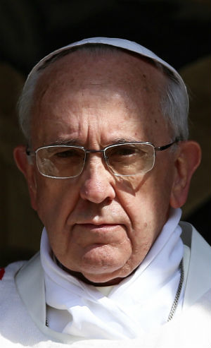 'I cried when I saw in the media' photographs allegedly showing 'Christians crucified in a certain non-Christian country,' Pope Francis told those at the Mass, according to a report by Vatican Radio. 'I cried when I saw in the media' photographs allegedly showing 'Christians crucified in a certain non-Christian country,' Pope Francis told those at the Mass, according to a report by Vatican Radio.