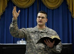 Donate a Bible to show military service members that you are thankful for their service. Image of Donate a Bible to show military service members that you are thankful for their service.