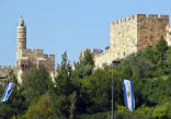 The Tower of David has been demolished and rebuilt numerous times by the rulers of Jerusalem, including Arabs, Crusaders and Turks. Image of The Tower of David has been demolished and rebuilt numerous times by the rulers of Jerusalem, including Arabs, Crusaders and Turks.