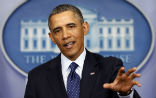 President Obama was heckled during a May 8 speech in San Jose, California. Image of President Obama was heckled during a May 8 speech in San Jose, California.