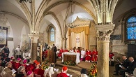 Pope Francis presides over the Liturgy in the Upper Room Image of Pope Francis presides over the Liturgy in the Upper Room