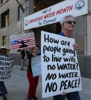 Nearly half of Detroit Water and Sewerage customers can't pay their bills which has led activists to take their case all the way to the United Nations. Nearly half of Detroit Water and Sewerage customers can't pay their bills which has led activists to take their case all the way to the United Nations.