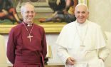 Pope Francis and Archbishop Welby. Image of Pope Francis and Archbishop Welby.