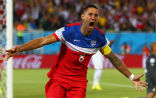 Dempsey made the first goal of the game, scoring just 32 seconds into the match. Image of Dempsey made the first goal of the game, scoring just 32 seconds into the match.